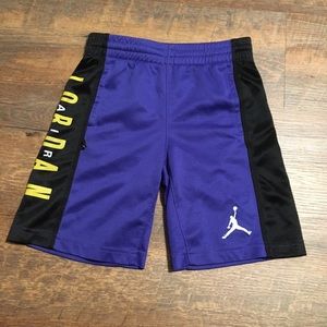 Nike air Jordan shorts boys 7 purple
